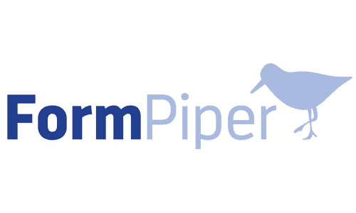 FormPiper brand logo which partners with Wonder for a full financing waterfall for retailers
