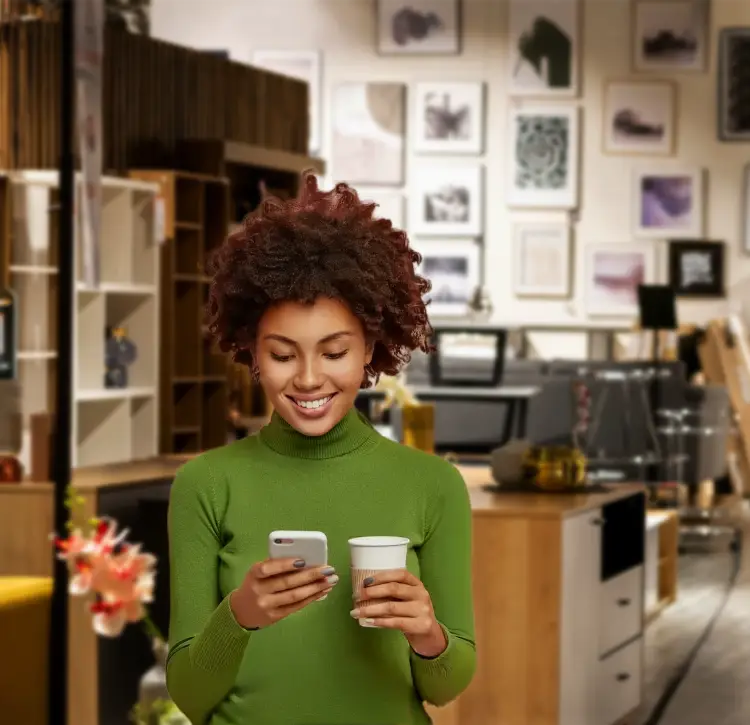 Mobile microlearning lesson for retail sales associates in Wonder App