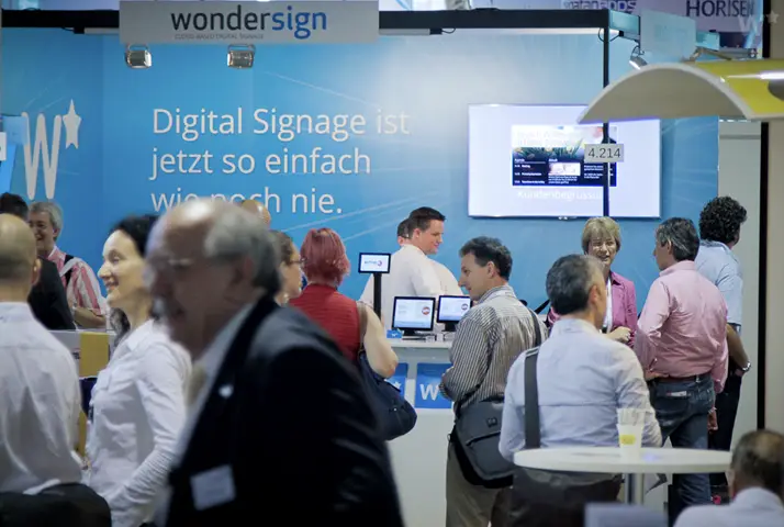 Image of Wondersign Booth at Trade Show