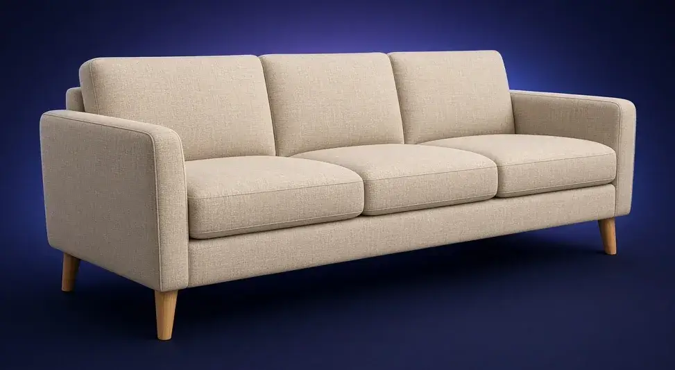 Thumbnail of the oatmeal linen Harper sofa used as the product in the Everyday price example